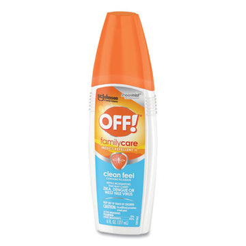 OFF!® Familycare Unscented Spray Insect Repellent, 6 Oz Spray Bottle freeshipping - TVN Wholesale
